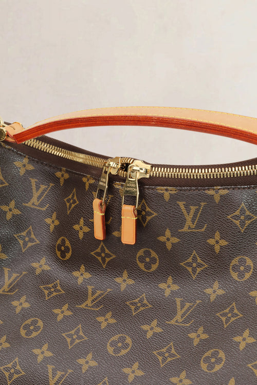 Louis Vuitton Brown Monogram Sully MM Shoulder Bag