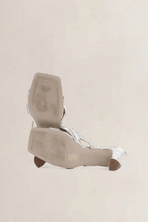 Morobé Silver Romy Sandals