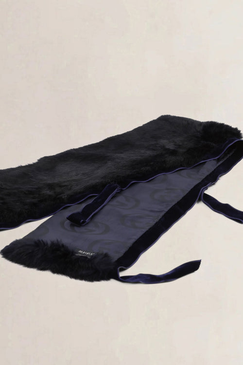 Gucci Black Fur Scarf
