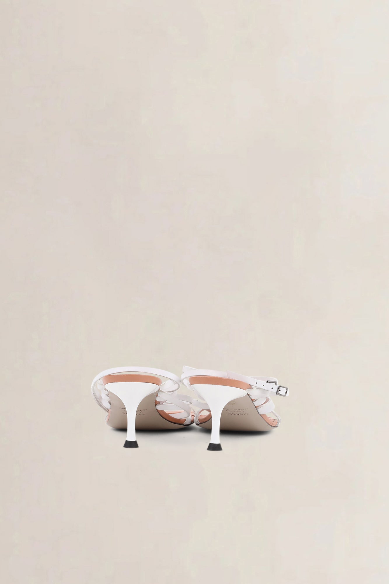 Morobé White Lace Sandals