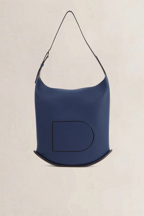 Delvaux Blue Pin Hobo GM Shoulder Bag