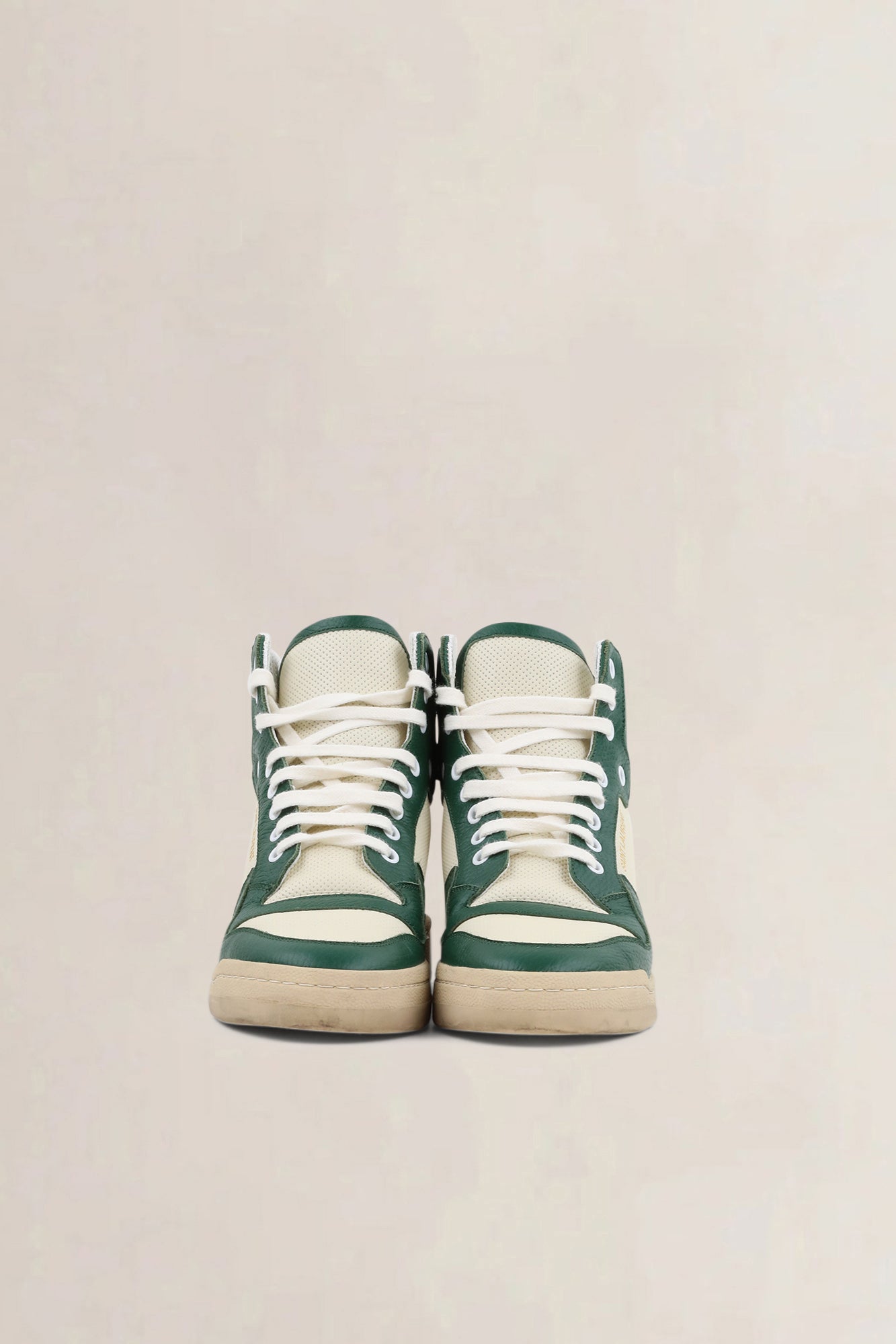 Saint Laurent Green High Top Sneakers