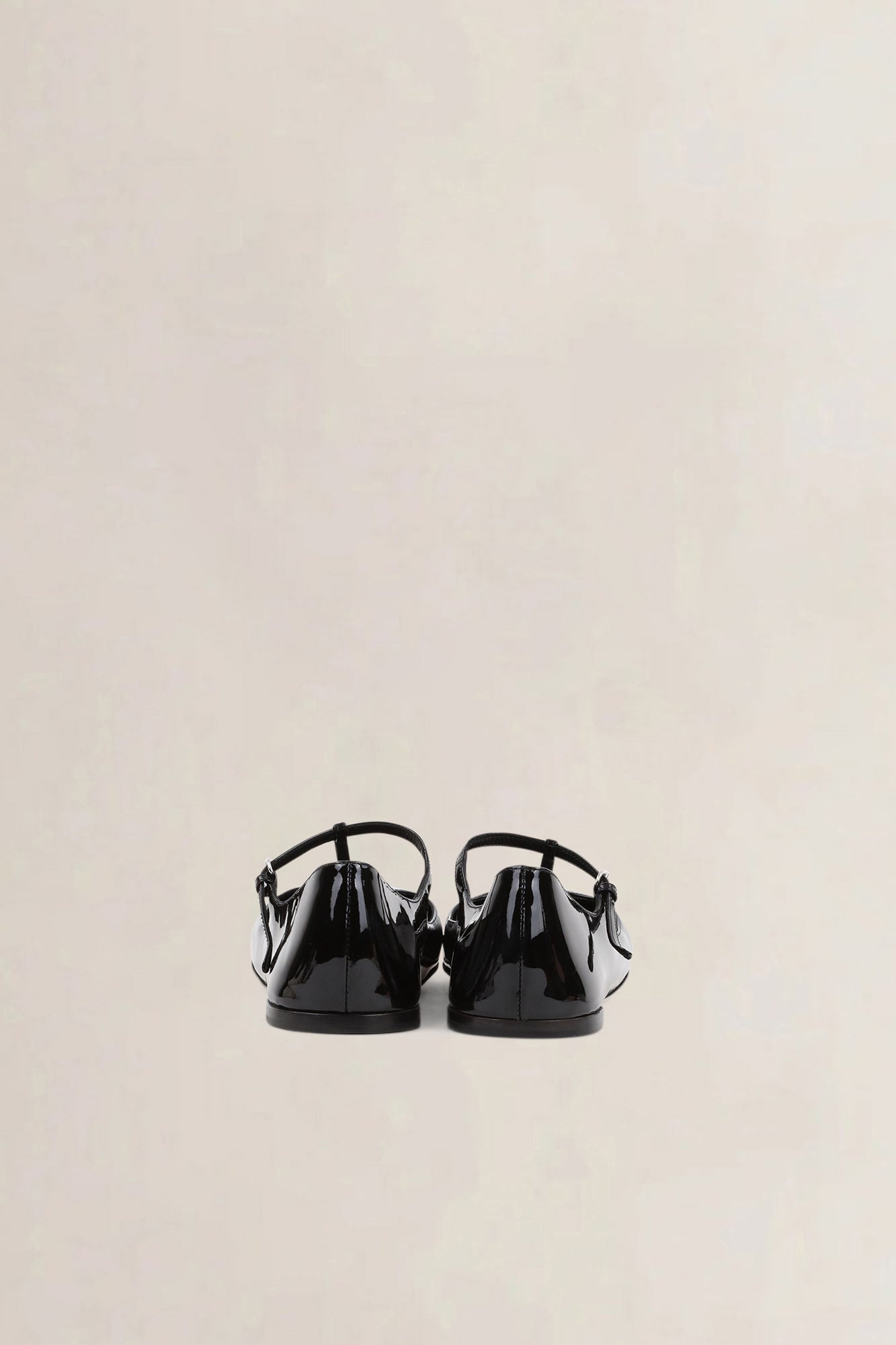 Miu Miu Black Patent Leather Ballet Flats