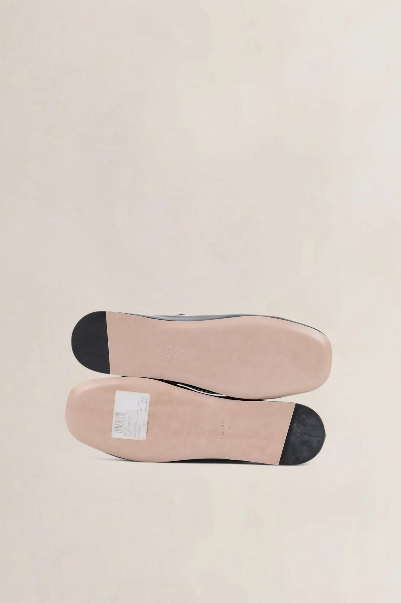 Miu Miu Black Patent Leather Ballet Flats