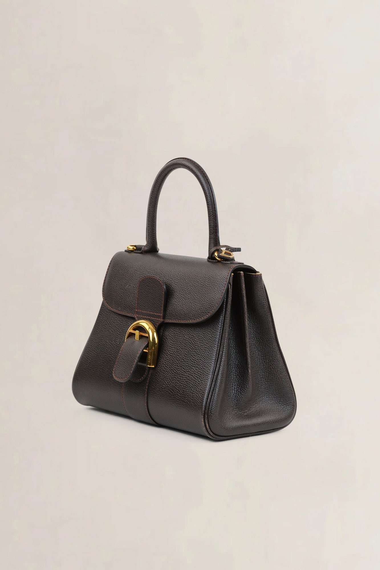 Delvaux Brillant Brown PM Crossbody Bag