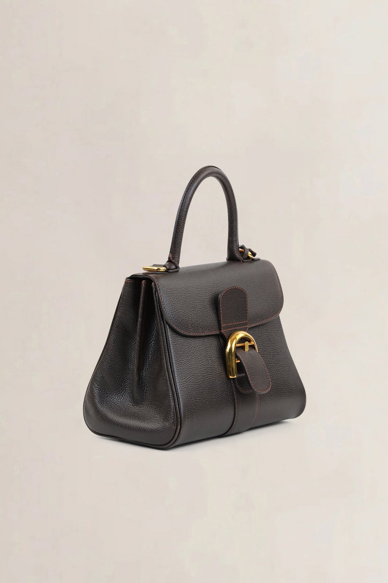 Delvaux Brillant Brown PM Crossbody Bag