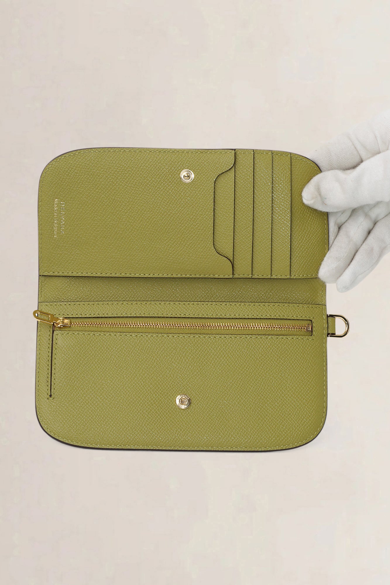 Delvaux Kiwi Vagabond Long Wallet