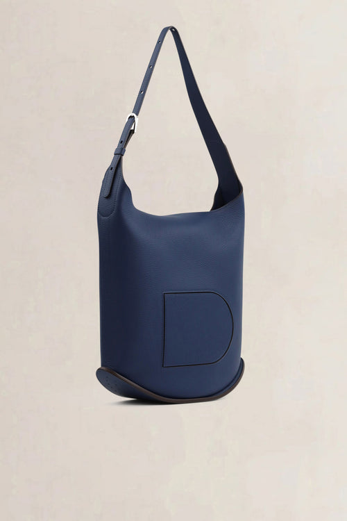 Delvaux Blue Pin Hobo GM Shoulder Bag