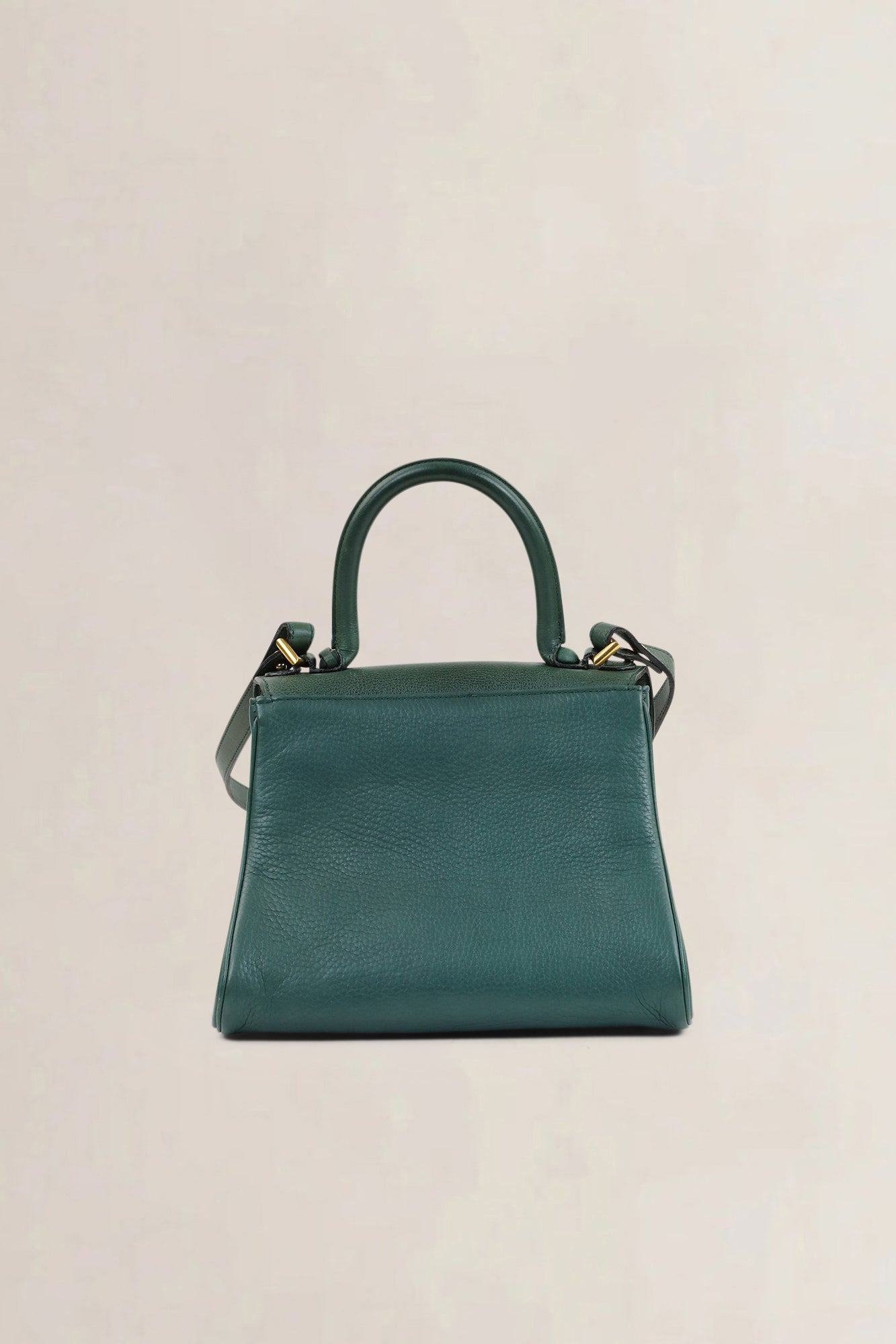 Delvaux Brillant PM Green Crossbody Bag