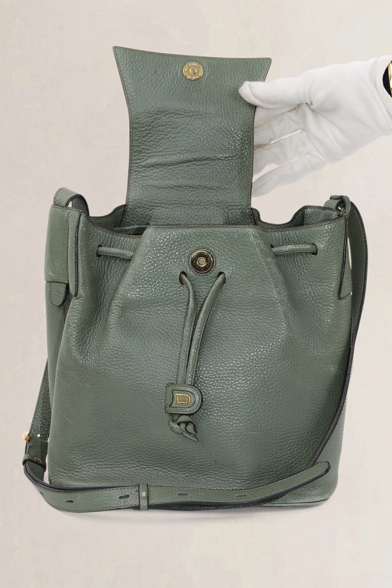 Delvaux Green Crossbody Bag