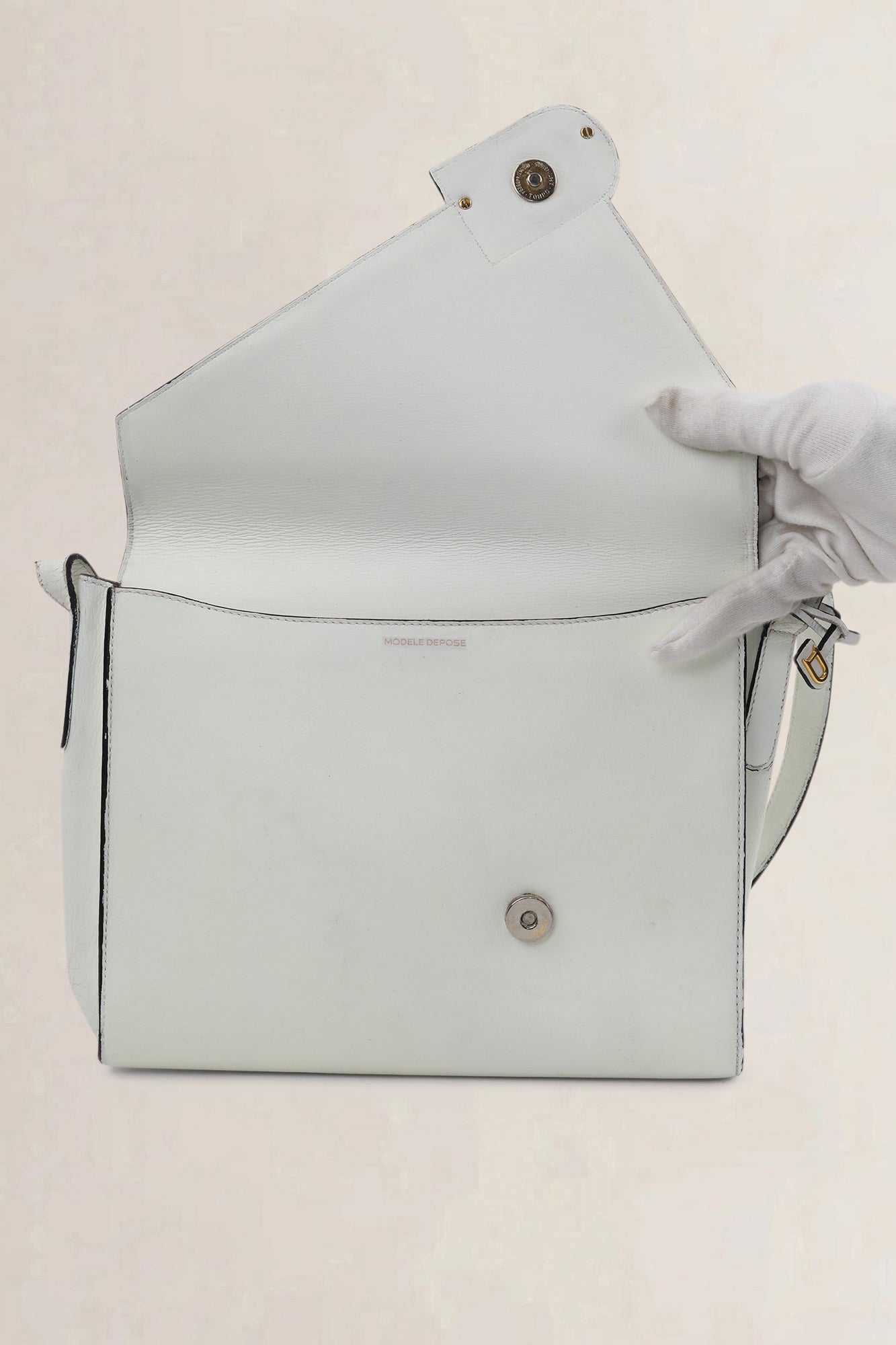 Delvaux White Romeo Shoulder Bag