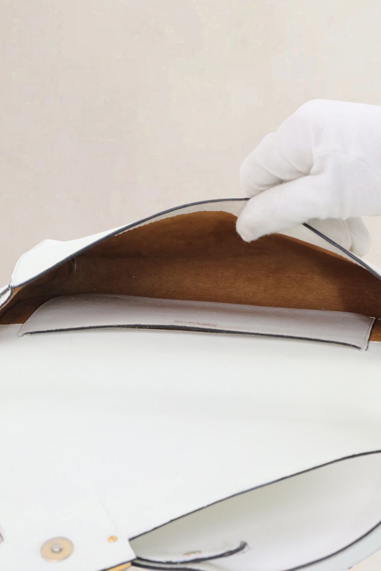 Delvaux White Romeo Shoulder Bag