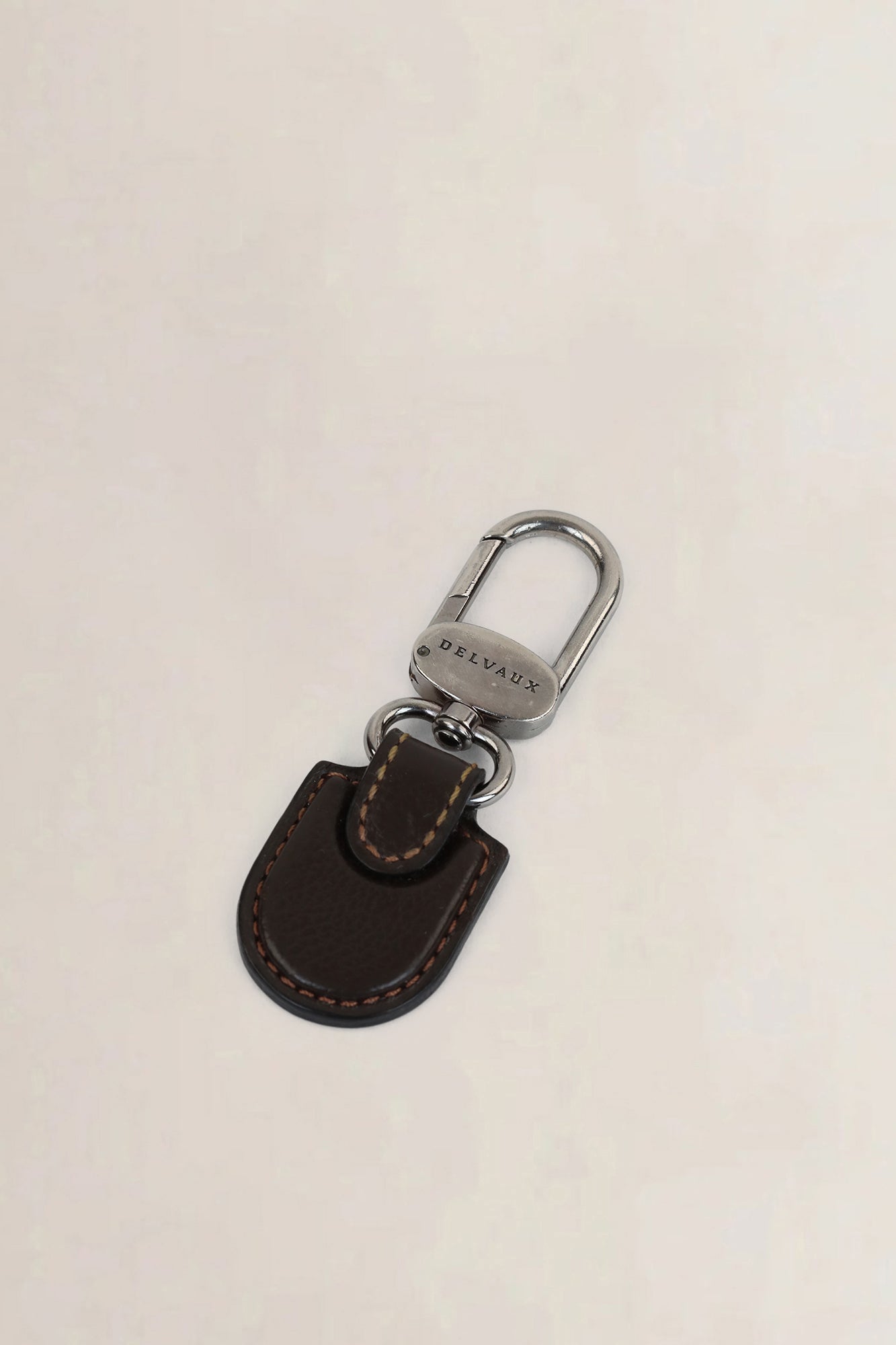Delvaux Brown Key Holder