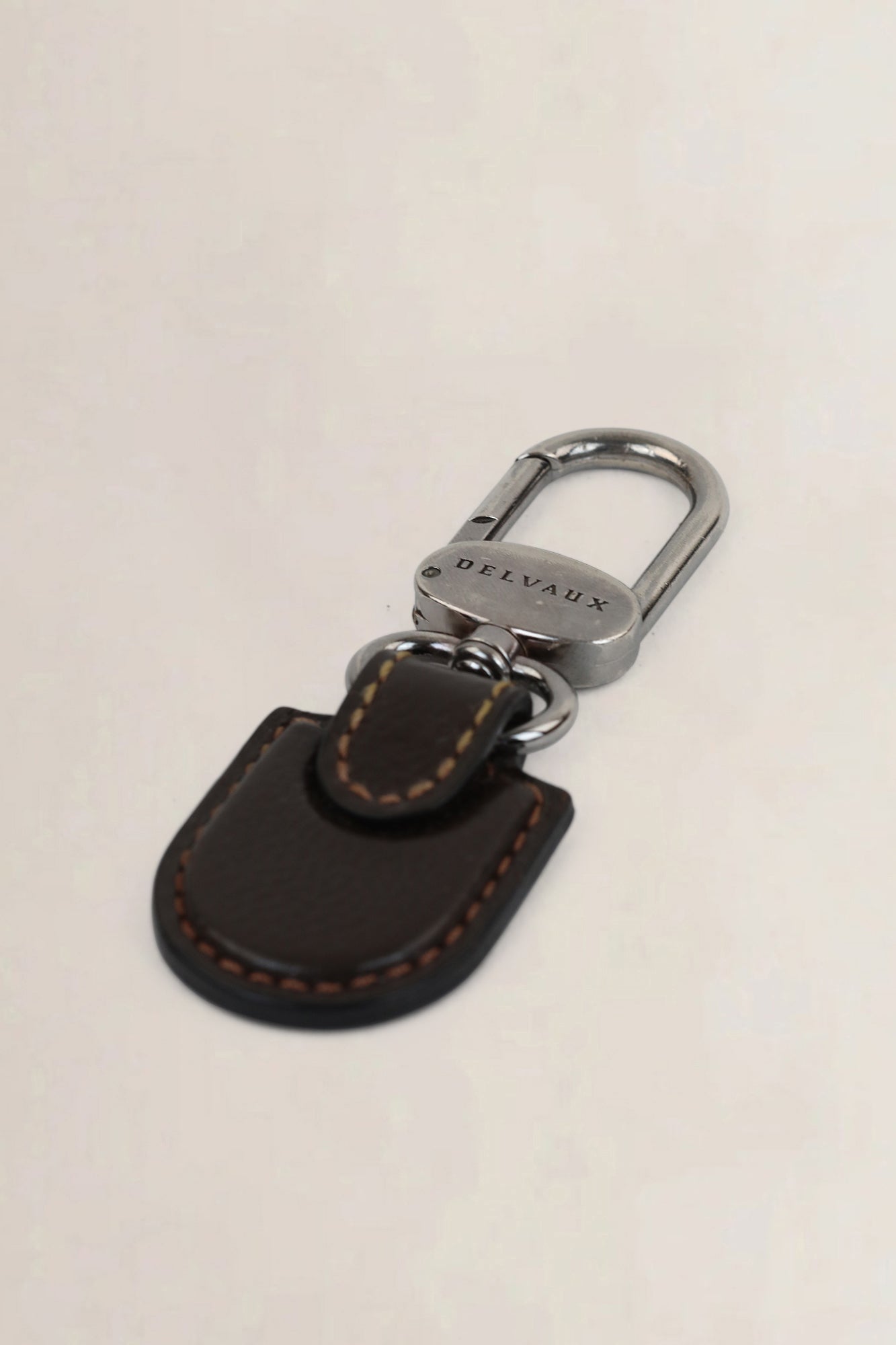 Delvaux Brown Key Holder