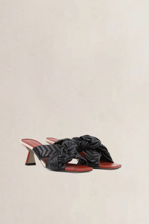Morobé Black Knot Sandals