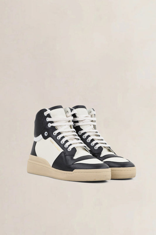 Saint Laurent Black High Top Sneakers