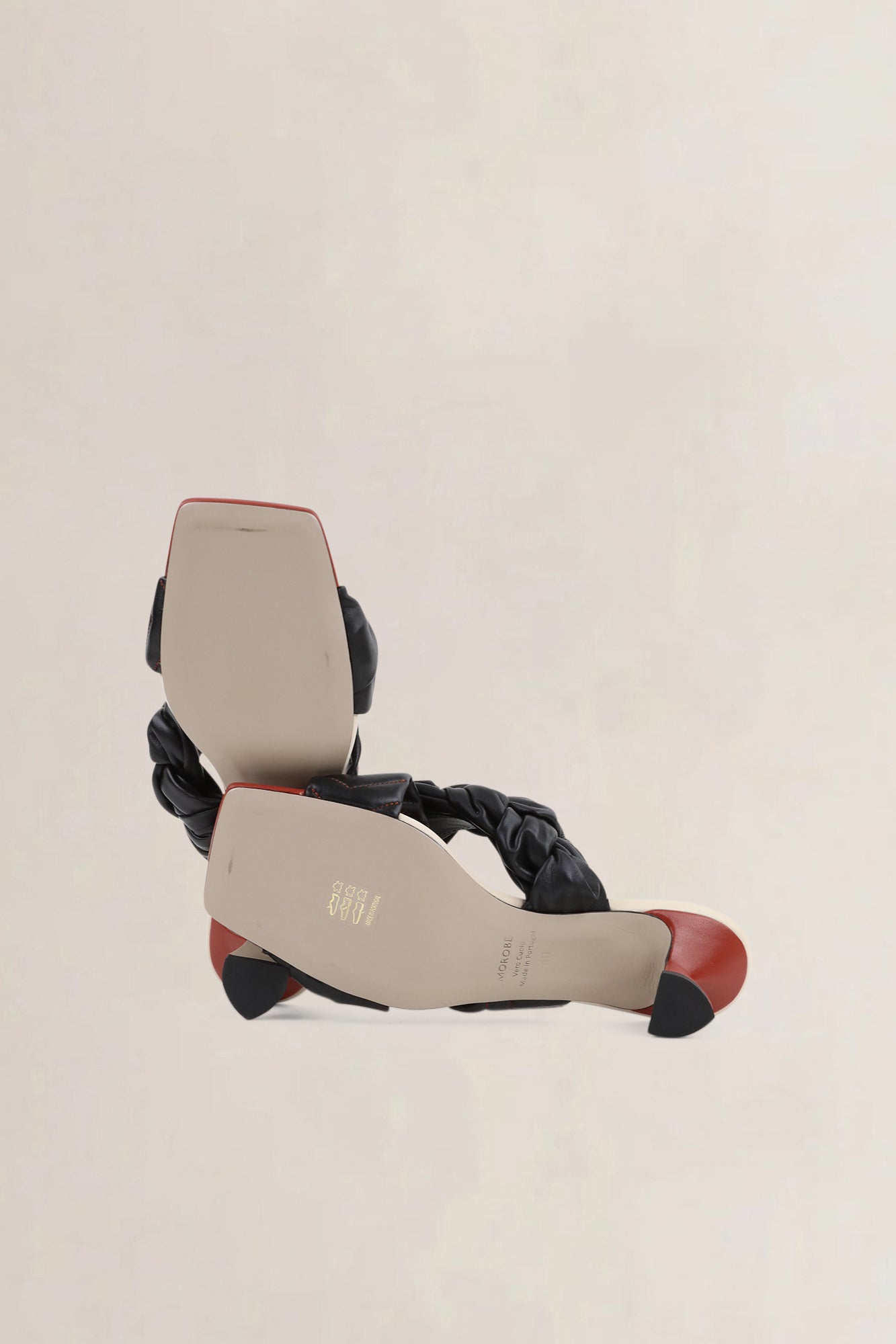 Morobé Black Knot Sandals