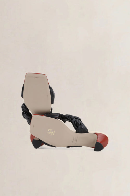 Morobé Black Knot Sandals