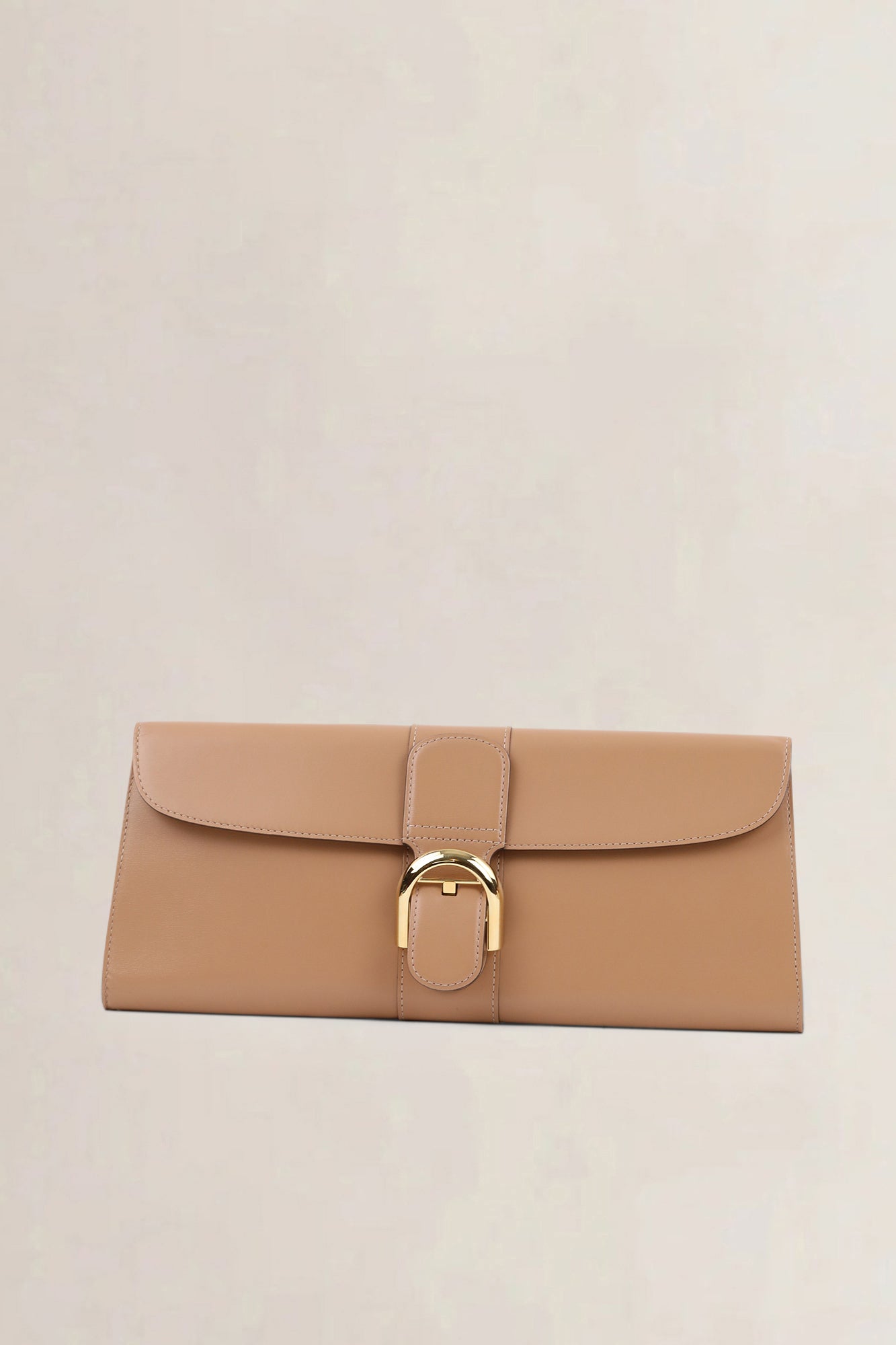 Delvaux Tan Leather Brillant Clutch