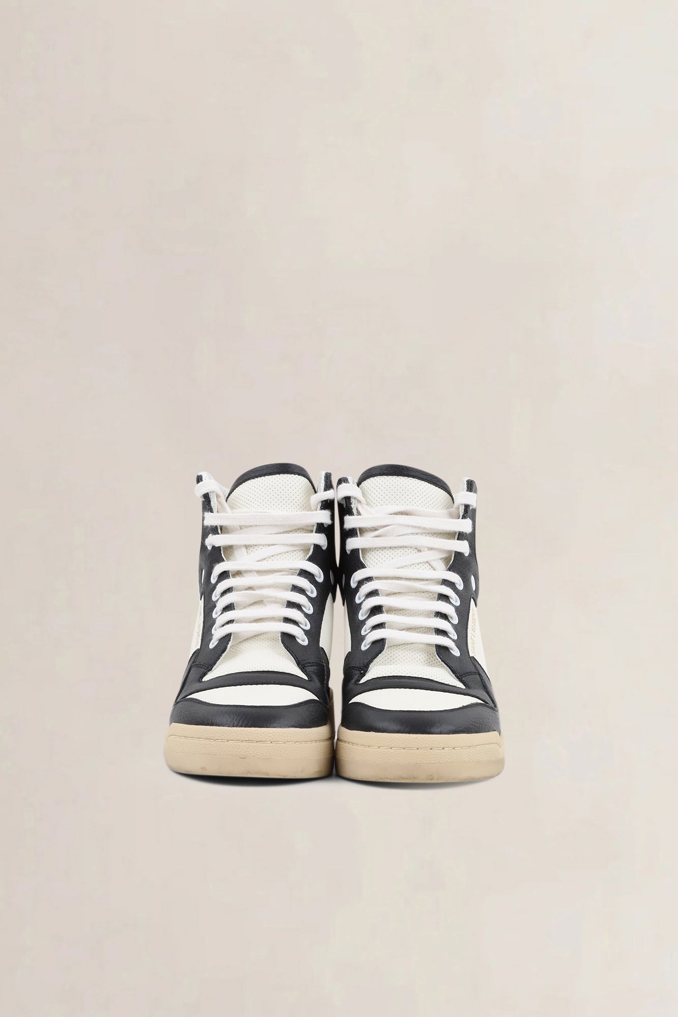 Saint Laurent Black High Top Sneakers