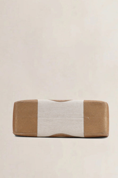 Delvaux Natural Tempête City MM Shoulder Bag