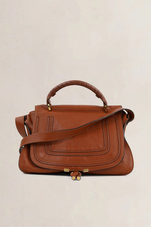 Chloé Camel Marcie Crossbody Bag