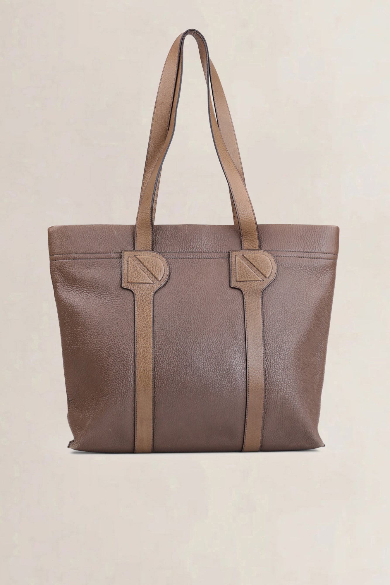 Delvaux Brown Leather Shoulder Bag