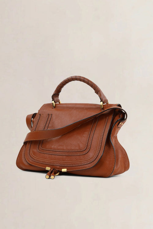 Chloé Camel Marcie Crossbody Bag