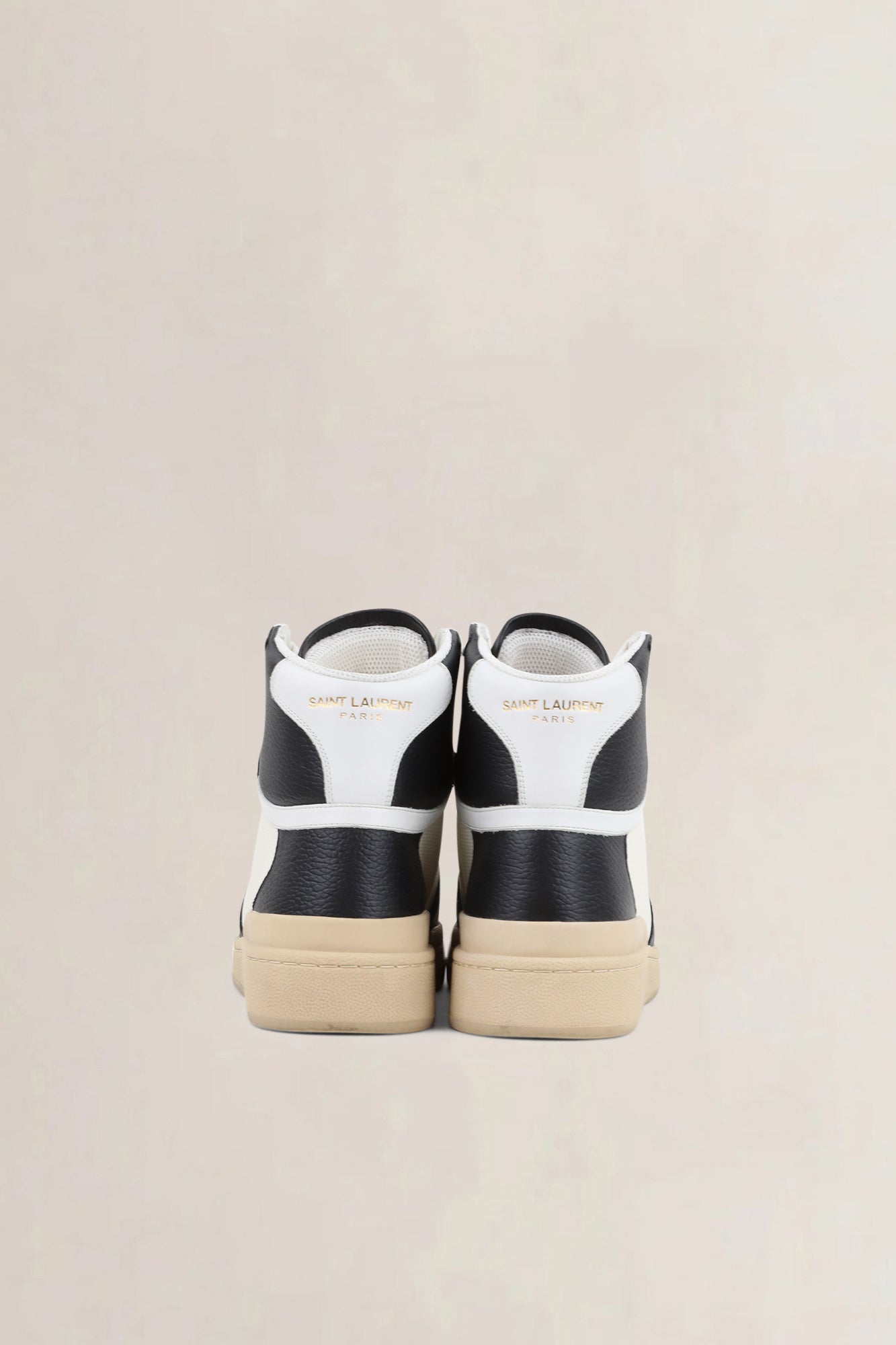 Saint Laurent Black High Top Sneakers