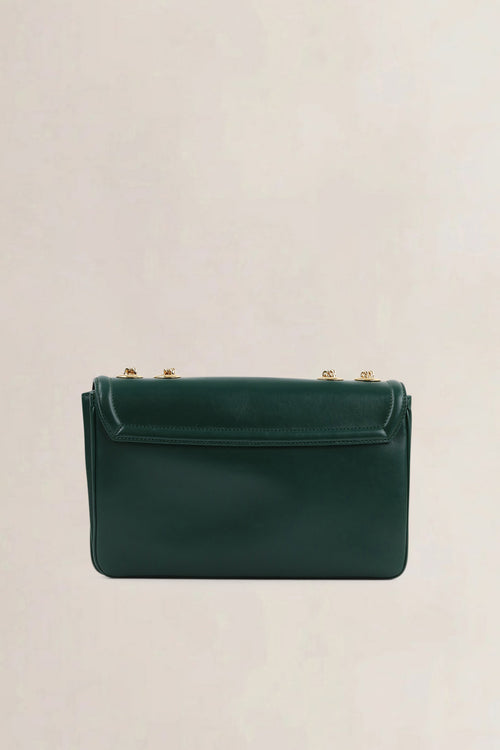 Gucci Green Rajah Tiger Head Crossbody Bag