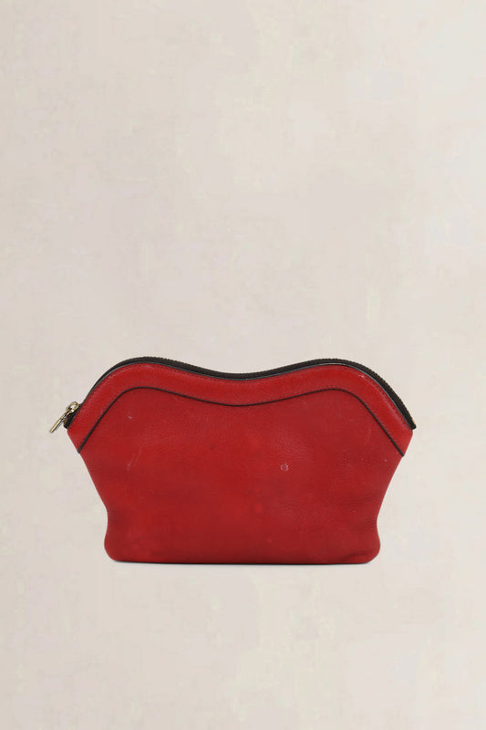 Delvaux Red Leather Wallet