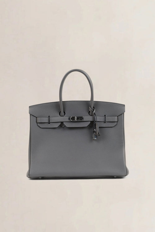 Hermès Birkin 35 Gris Etain Togo PHW