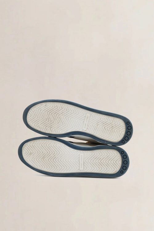 Saint Laurent Blue/Yellow High Top Sneakers