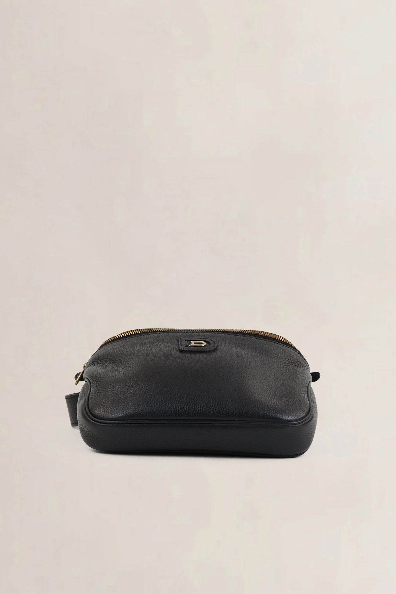Delvaux Black Musette Belt Bag