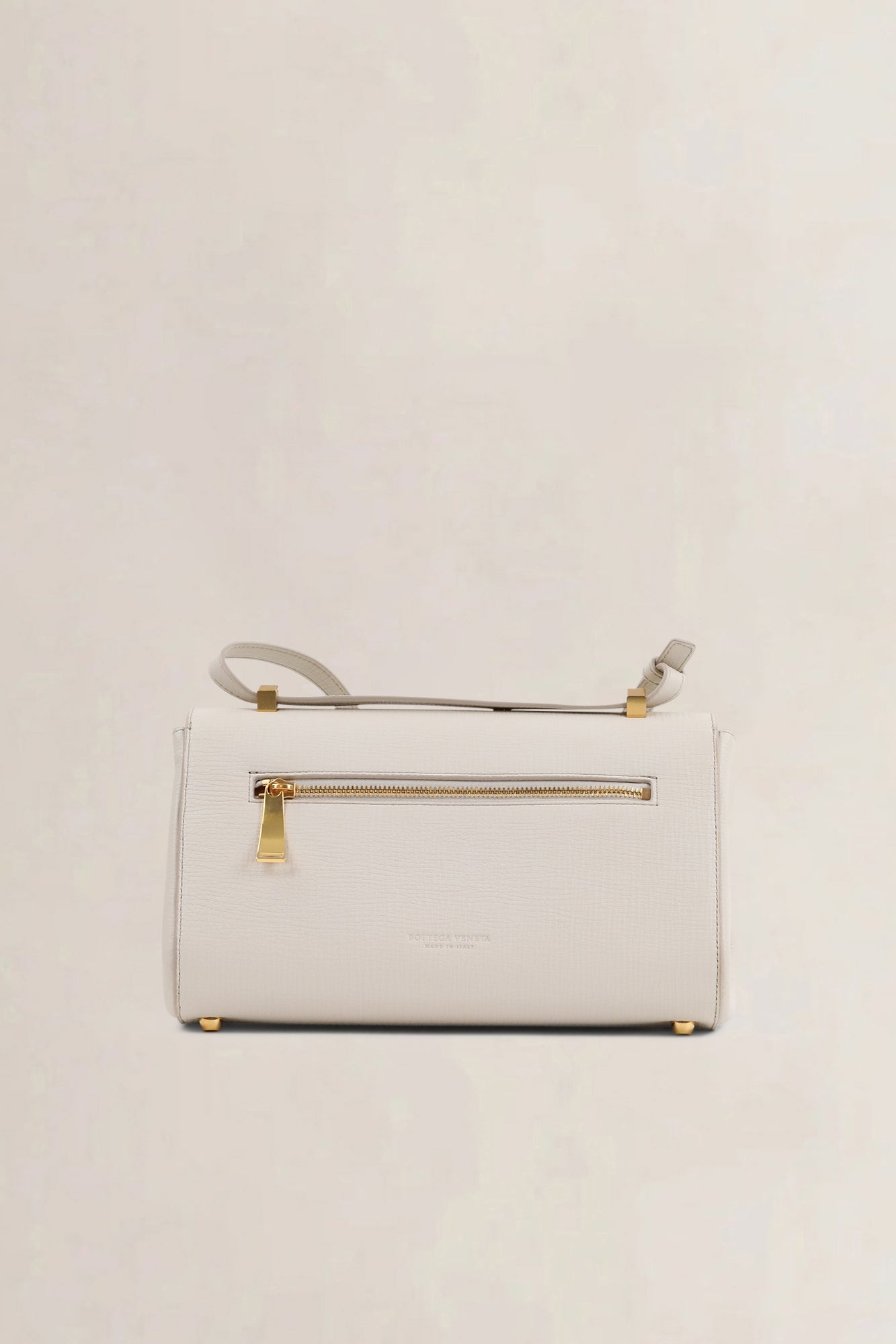 Bottega Veneta White The Angle Crossbody Bag