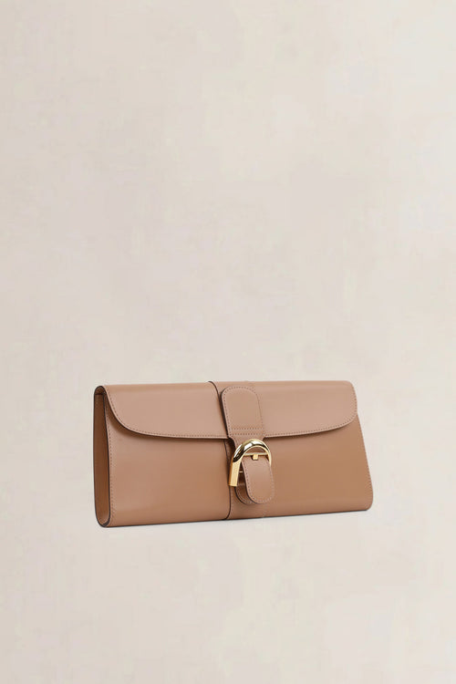 Delvaux Tan Leather Brillant Clutch