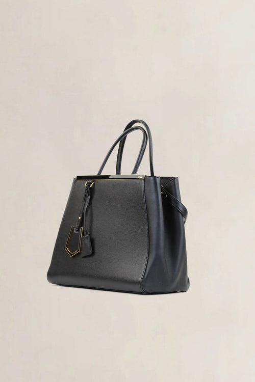 Fendi Black 2 Jours Shoulder Bag