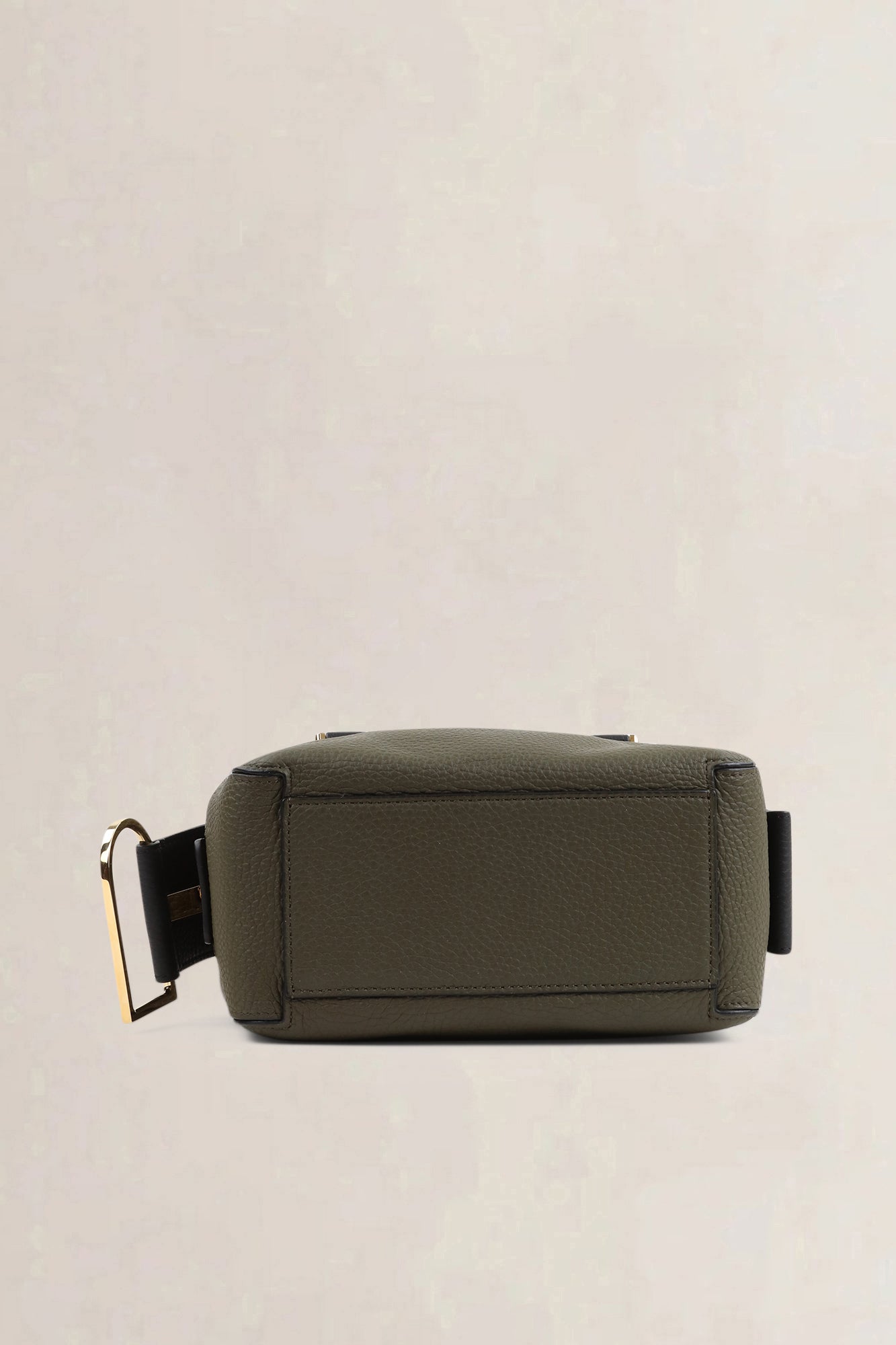 Delvaux Khaki/Black Coolbox Mini Crossbody Bag