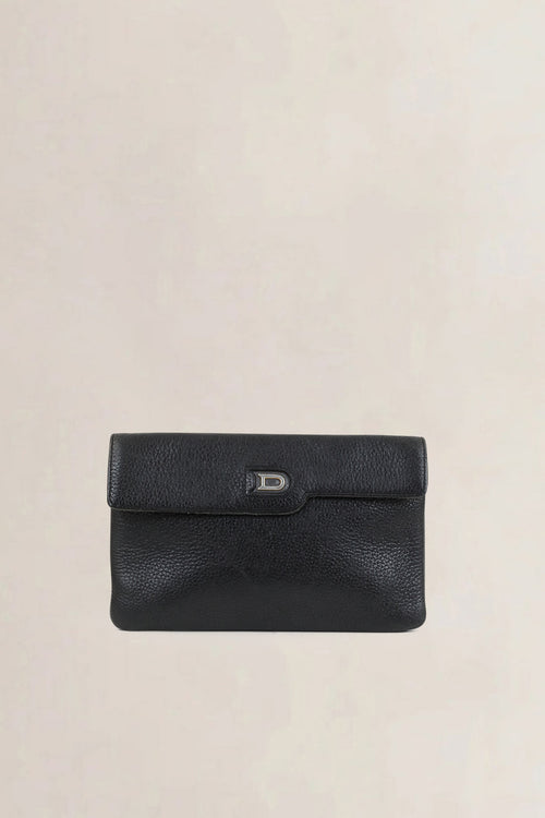 Delvaux Black Leather Wallet