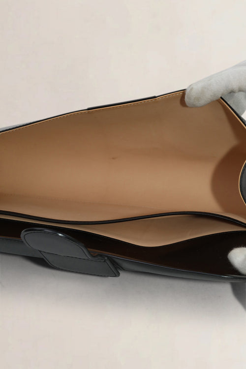 Delvaux Black Leather Brillant Clutch