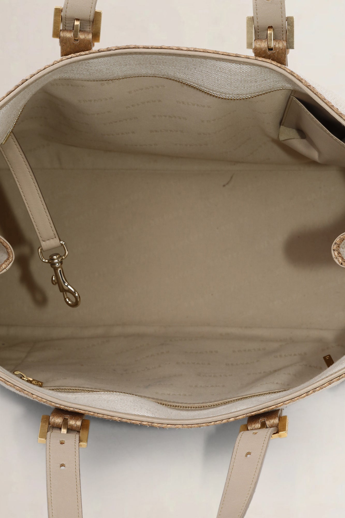 Delvaux Natural Tempête City MM Shoulder Bag