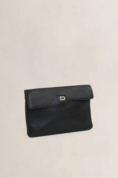Delvaux Black Leather Wallet