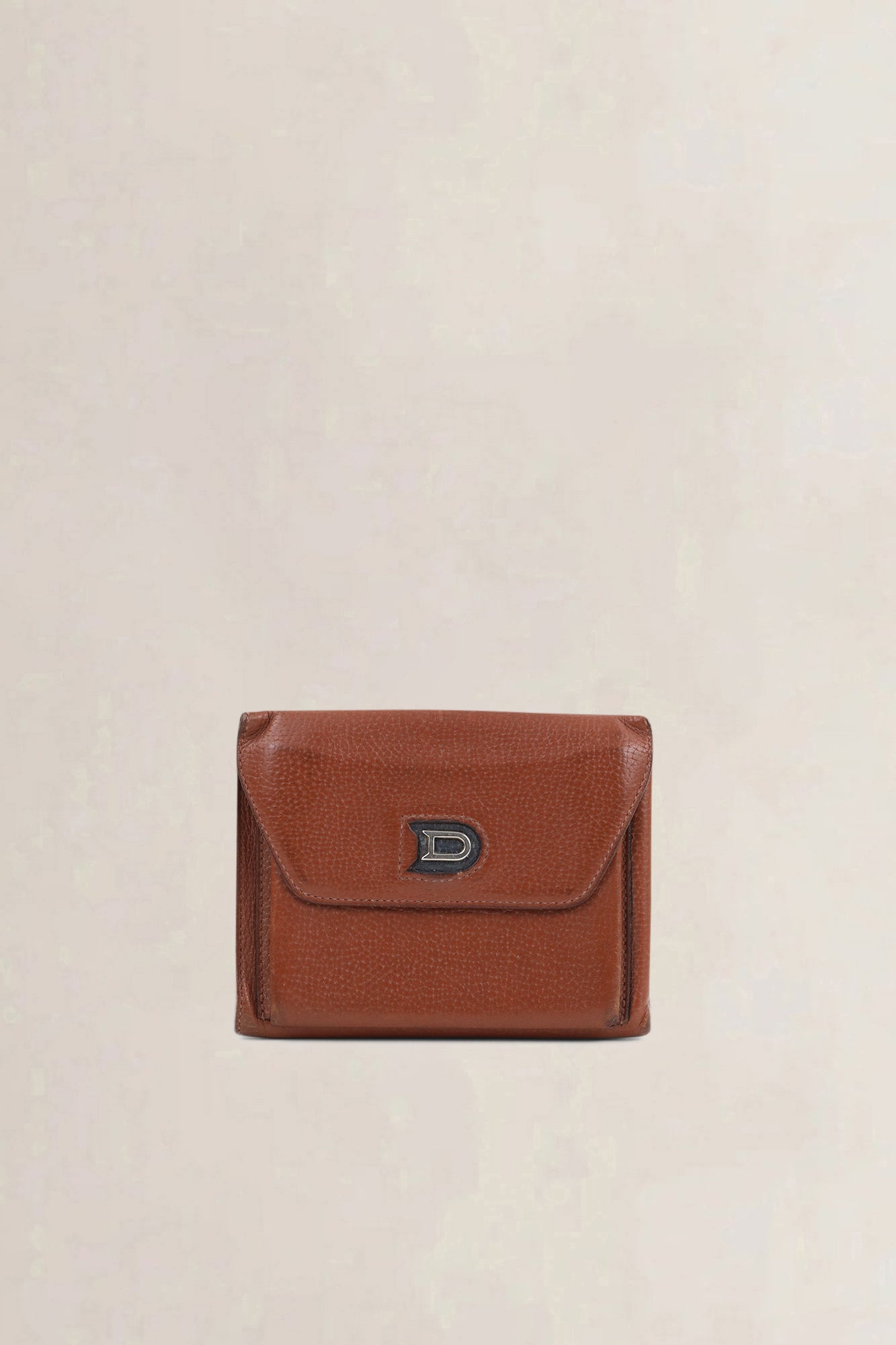 Delvaux Camel Leather Wallet