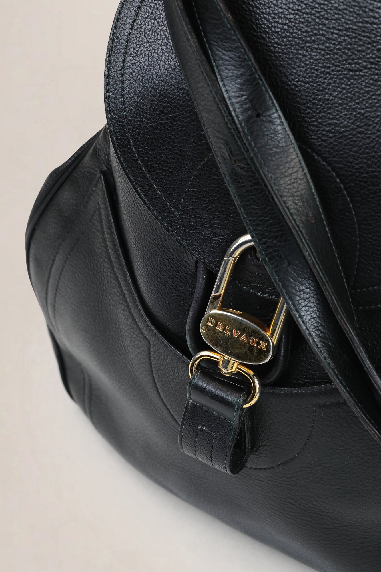 Delvaux Black Lucifer GM Backpack