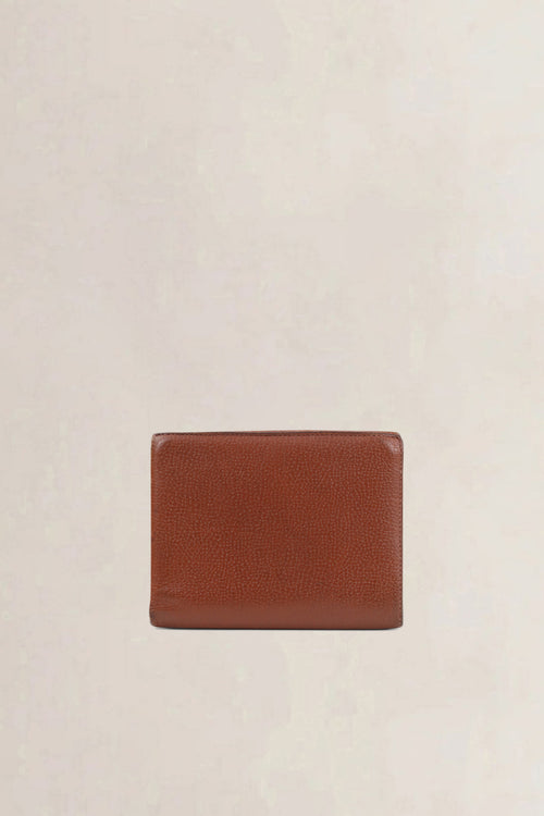 Delvaux Camel Leather Wallet
