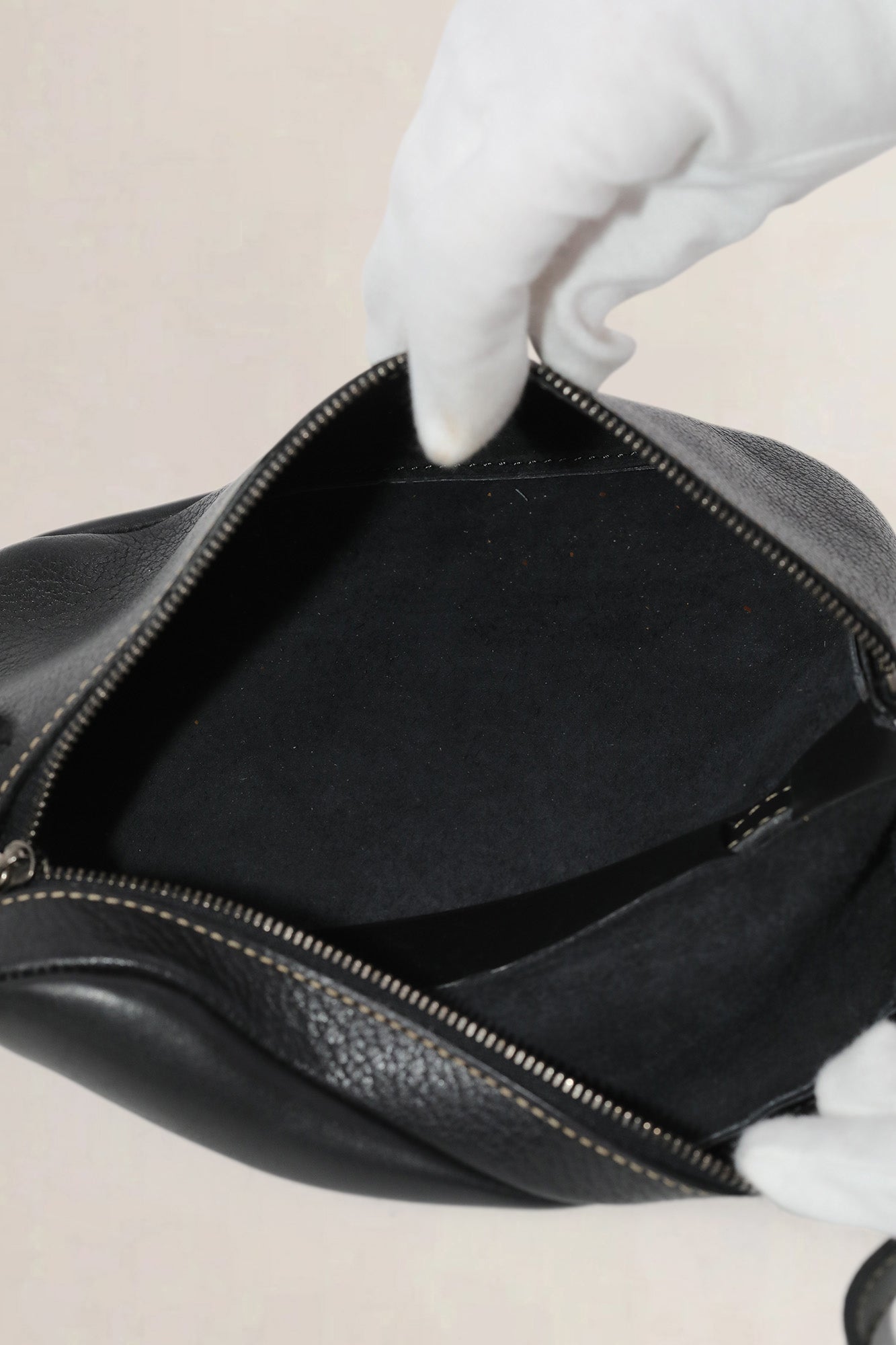 Deux De Delvaux Grey Belt Bag