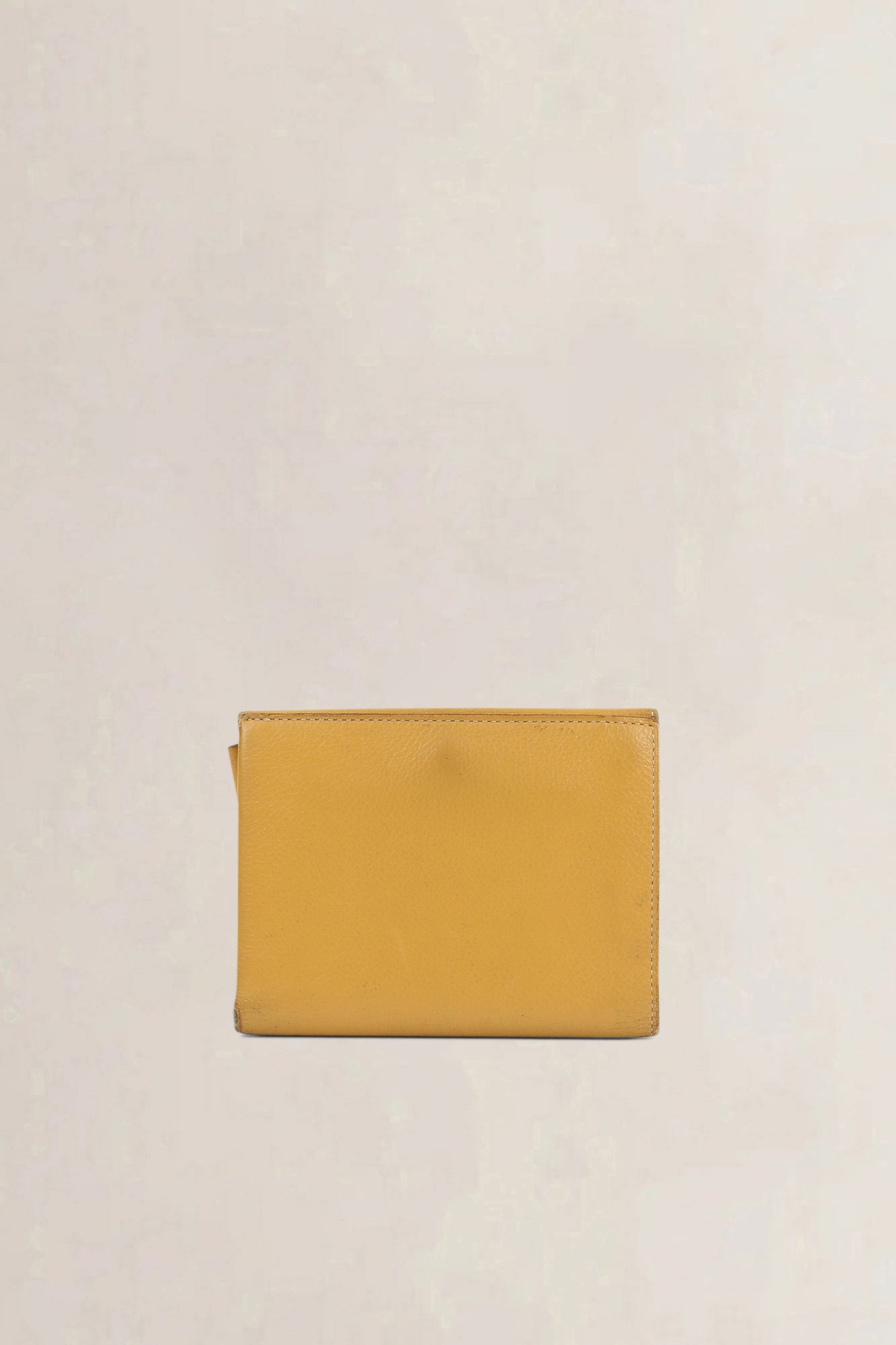 Delvaux Yellow Leather Wallet