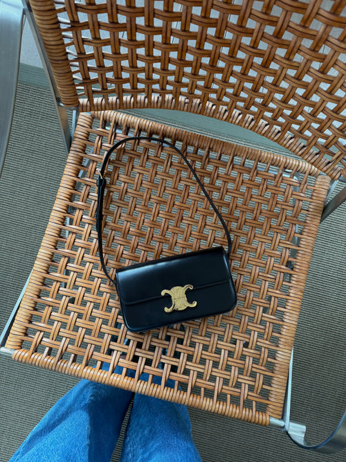 Céline Black Claude Shoulder Bag