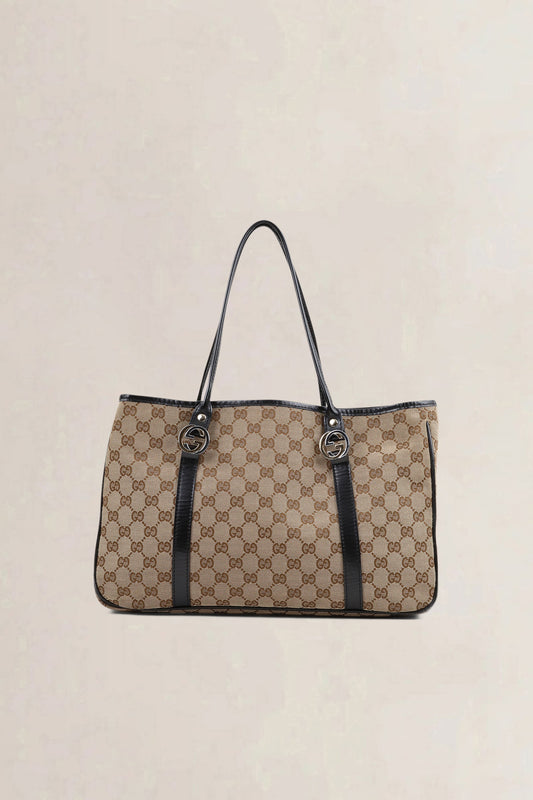 Gucci GG Canvas Twins Shoulder Bag