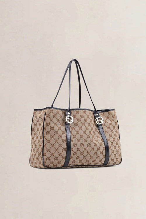 Gucci GG Canvas Twins Shoulder Bag